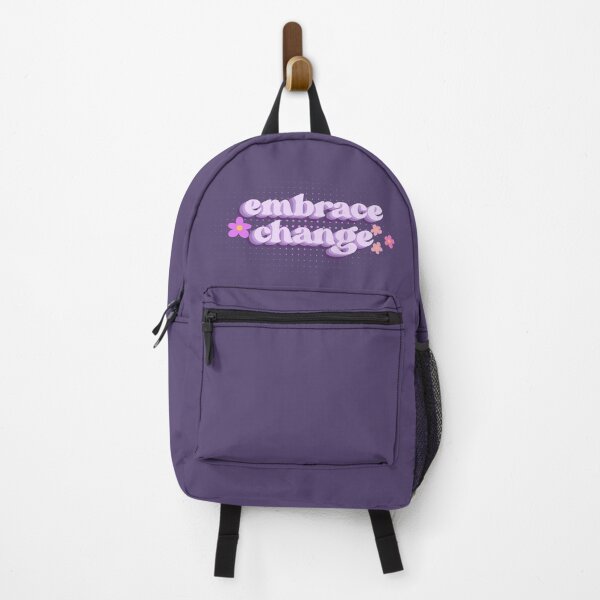 Item preview, Embrace Change quote purple floral designed and sold by AngArtninovy.
