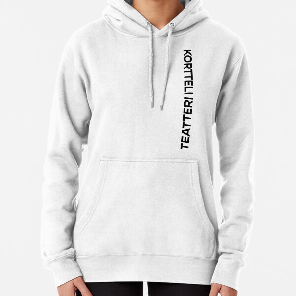 Kortteliteatteri_pysty_mustavalko Pullover Hoodie