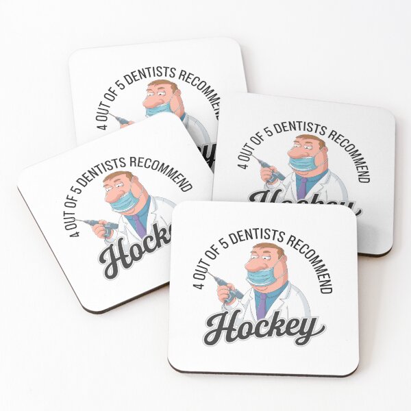 Item preview, dentist recommends, hockey, dentist, dental, funnyfits70, Humor, Funny, retro, vintages, funny quotes, animal humor, designed and sold by FunnyFits70.