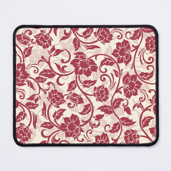 Item preview, Red Swirling Flowers designed and sold by Rad Yellow & Blue.