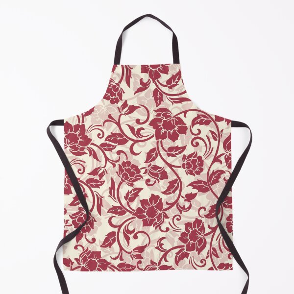 Item preview, Red Swirling Flowers designed and sold by Rad Yellow & Blue.