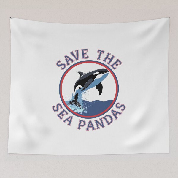 Item preview, Save the whales, panda, orca, ocean, funnyfits70, Humor, Funny, retro, vintages, funny quotes, animal humor, designed and sold by FunnyFits70.