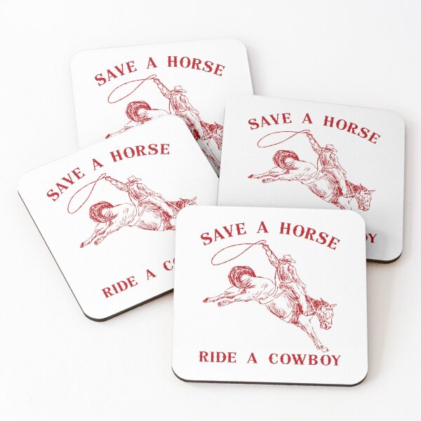 Item preview, Save a Horse, Ride a Cowboy designed and sold by Keeping Art Heavenly.