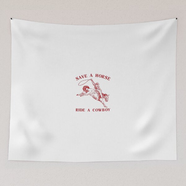 Item preview, Save a Horse, Ride a Cowboy designed and sold by Keeping Art Heavenly.