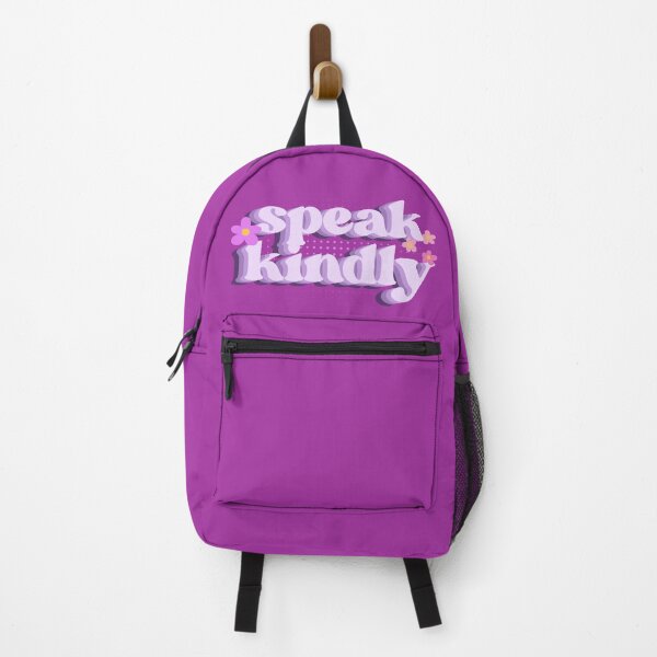 Item preview, Speak Kindly quote purple floral designed and sold by AngArtninovy.