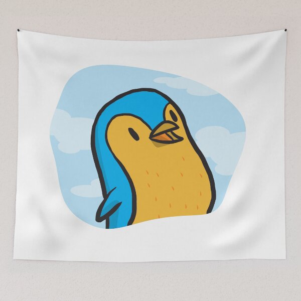 Item preview, Birdy Blue Yellow. B36 designed and sold by ParissiFriends.