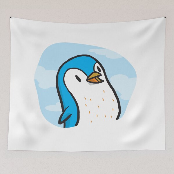 Item preview, Birdy Blue White. B38 designed and sold by ParissiFriends.