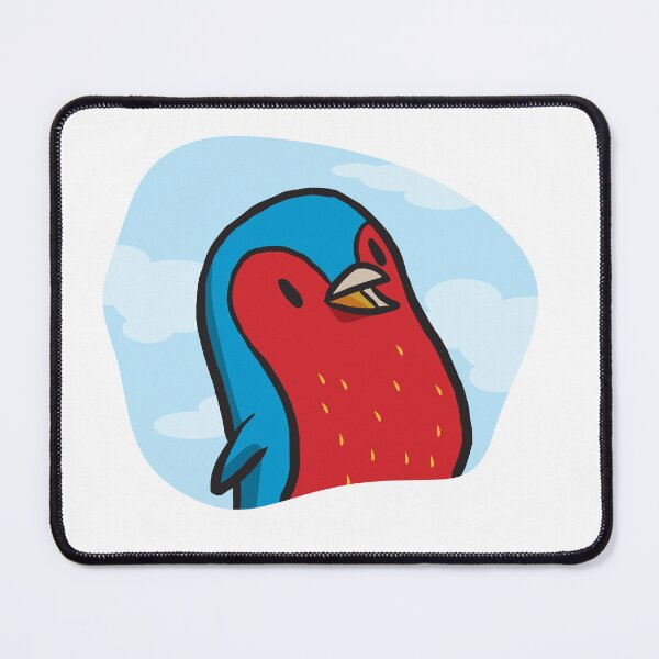 Item preview, Birdy Blue Red. B39 designed and sold by ParissiFriends.