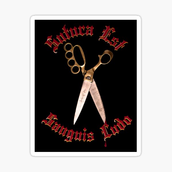 Item preview, Sewing is a blood sport: knuckle scissors & latin designed and sold by Seamic-Views.