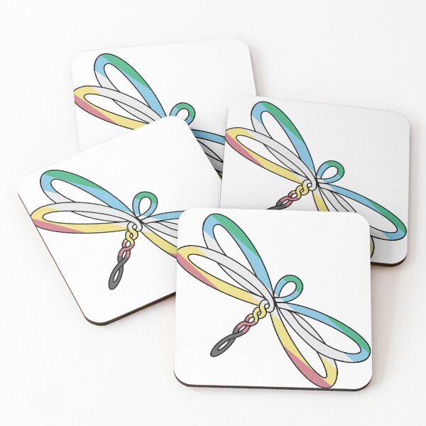Item preview, Pride Dragonfly Knot - Disability Pride designed and sold by cjo582.