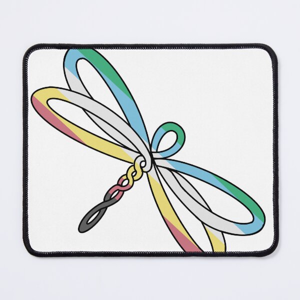 Item preview, Pride Dragonfly Knot - Disability Pride designed and sold by cjo582.