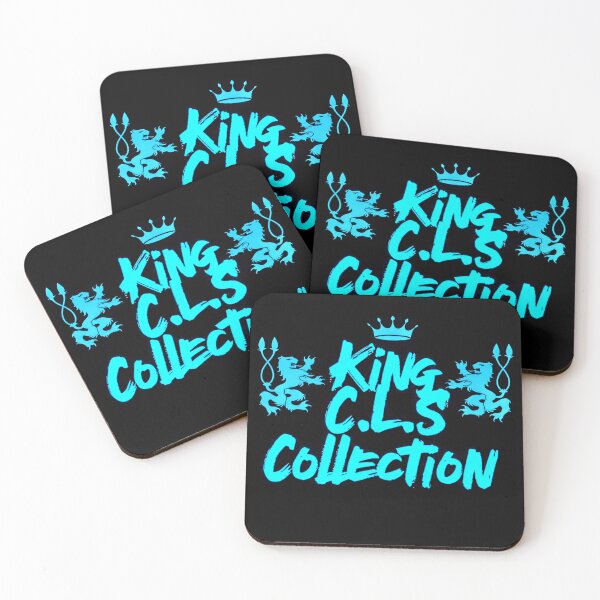 Item preview, King C.L.S King's Painted Font | Black | Paradise Blue | Capri Blue  designed and sold by Kingcls.