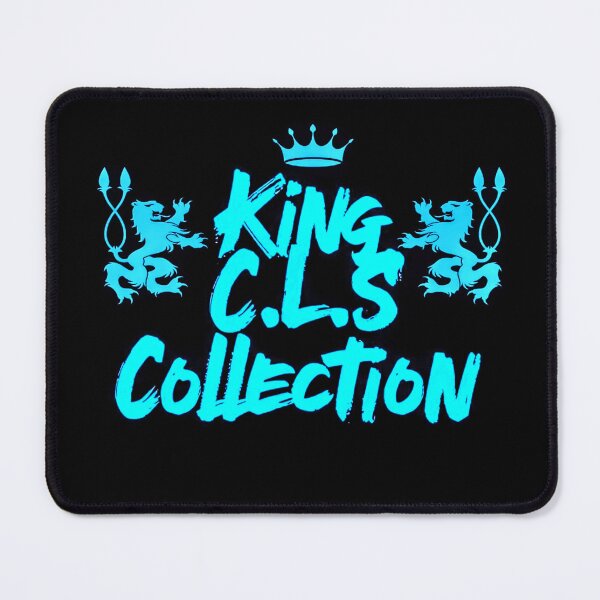 Item preview, King C.L.S King's Painted Font | Black | Paradise Blue | Capri Blue designed and sold by Kingcls.
