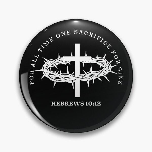 Item preview, Hebrews 10:12 - christian faith designed and sold by MoriaStore.