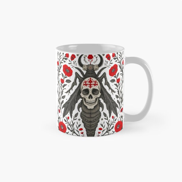 Item preview, Crimson Death Moth: Gothic Occult Fusion Art designed and sold by Dark-Circuit-Haven.