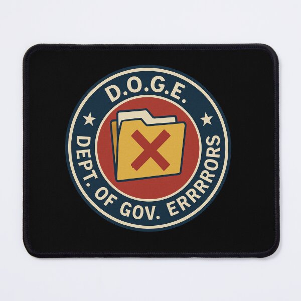 Item preview, D.O.G.E. Dept. of Gov. Errors Official Seal - Satirical Government Emblem Design designed and sold by Print On Demand HQ.
