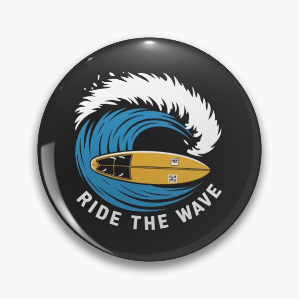 Item preview, Ride the Wave – Go with the flow designed and sold by FrenchTouch77.