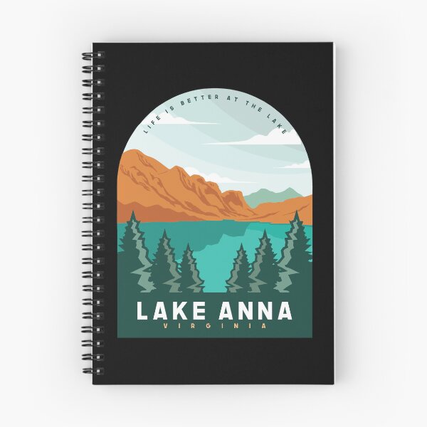 Item preview, Lake Anna Virginia United States Lake With Mountain And Pine Tree designed and sold by Friday NightCo.