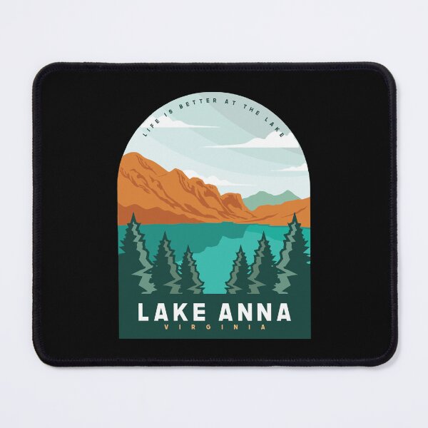 Item preview, Lake Anna Virginia United States Lake With Mountain And Pine Tree designed and sold by Friday NightCo.