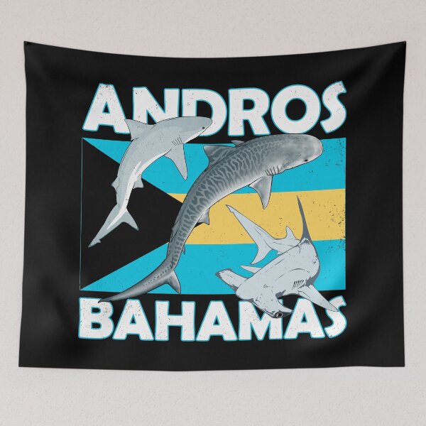 Item preview, Tiger Shark Bull Shark Hammerhead Andros Bahamas designed and sold by NicGrayGraphic.