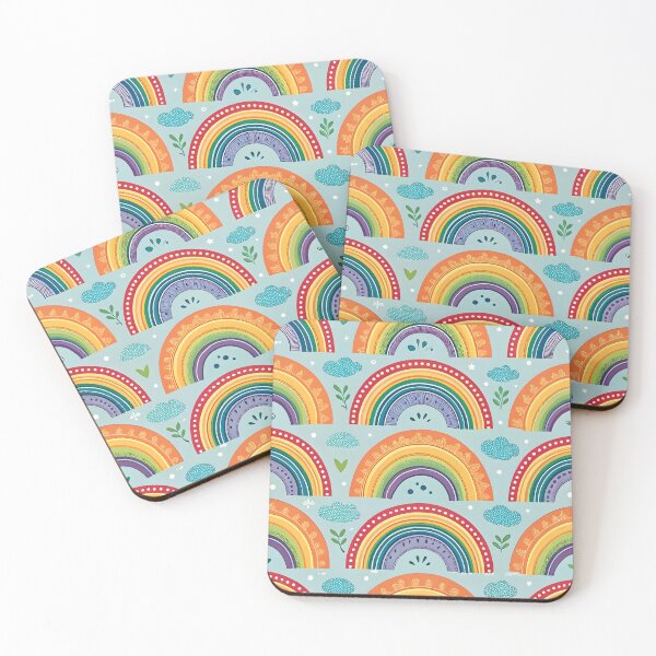 Item preview, Morden Rainbow pattern designed and sold by trendspatterns.
