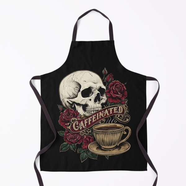 Item preview, Dark romance Caffeinated Skull designed and sold by CottonandQuill.