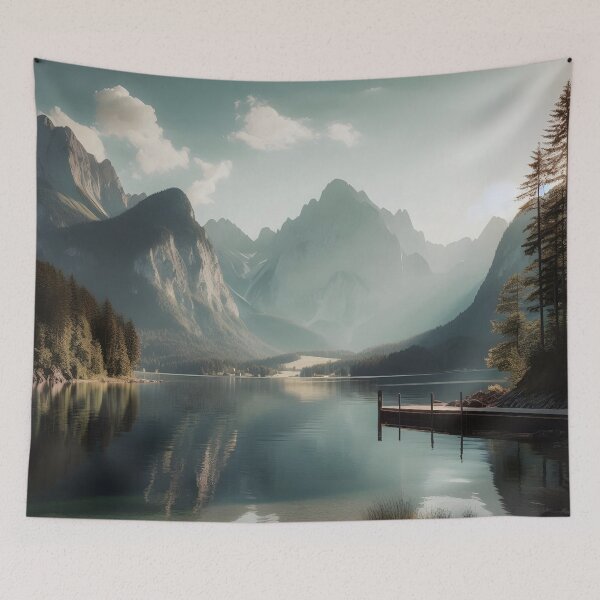 Item preview, Rocky Mountain River Lanscape  designed and sold by GraphicsClub.
