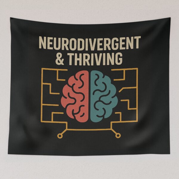 Item preview, Thriving Minds - part of the "Neurodivergent & Thriving" collection designed and sold by AnTartstudios.