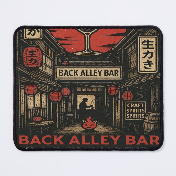 Item preview, Back Alley Bar – Vintage Japanese Cocktail Bar designed and sold by NeatAndSip.
