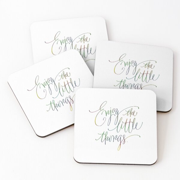 Item preview, Enjoy the little things.. Quotation designed and sold by Agni Designs.