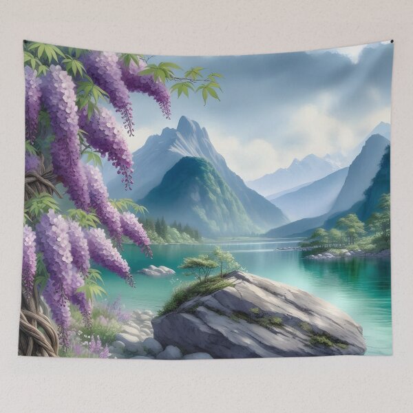 Item preview, Wisteria Flower  designed and sold by GraphicsClub.