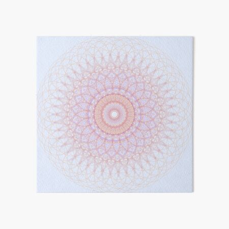 Abstract Mandala 117 Art Board Print
