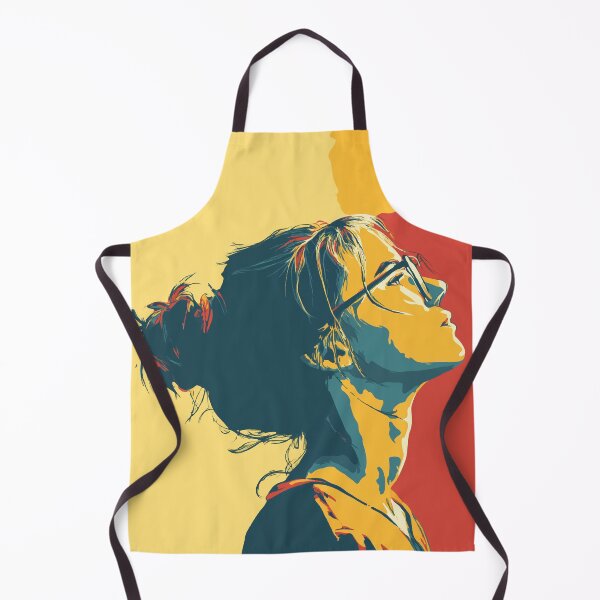Item preview, Elegant Woman's Profile – Olive Oil Art Style designed and sold by Moss and Moon Studio.