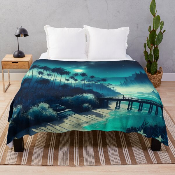 Item preview, Tropical Island at night designed and sold by GraphicsClub.