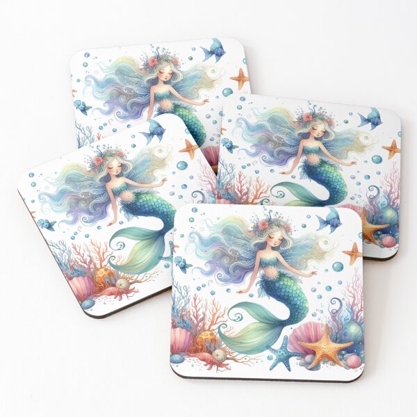 Item preview, Coral Dreams Mermaid designed and sold by TeetasticBtque.