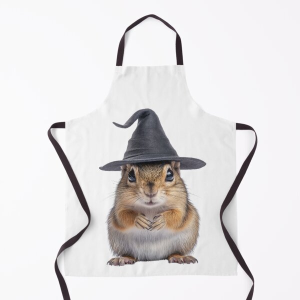 Item preview, Chipmunk Wearing Halloween Witch Hat designed and sold by LazyOwlStore.