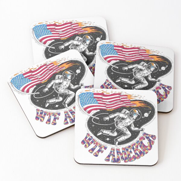 Item preview, WTF America astronaut designed and sold by IdeaTree.