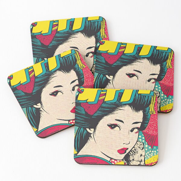 Artikelvorschau, Vintage Anime Geisha Glam entworfen und verkauft von Retro Type.