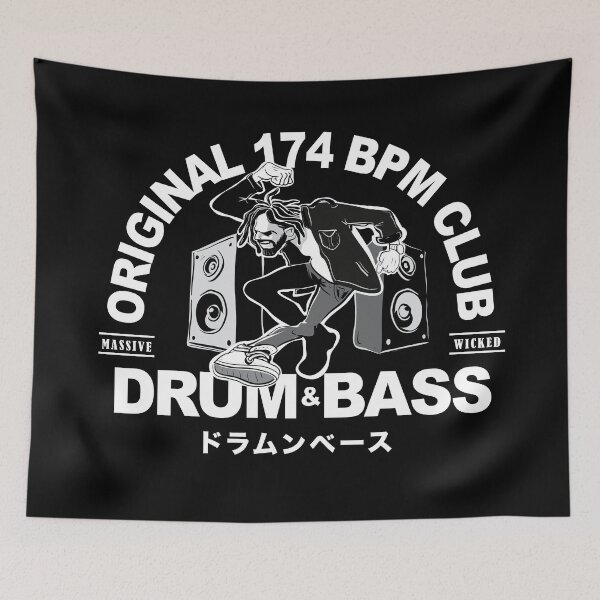 Item preview, Original 174 BPM Club - Drum N Bass ( The Other Side ) designed and sold by WULFLAND ARTS.