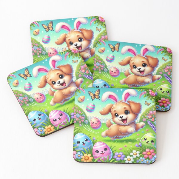 Item preview, Easter Puppy Hop designed and sold by icyani2024.