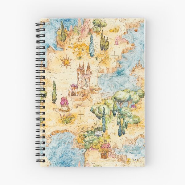 Item preview, Vibrant Kingdom Map with Cities Towers and Ships designed and sold by Piotrek0001.