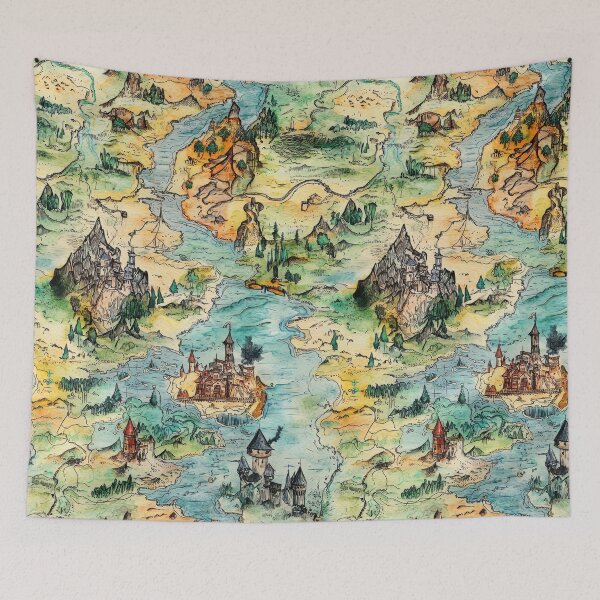 Item preview, Beautiful Map of Lands Beyond Known Horizons designed and sold by Piotrek0001.