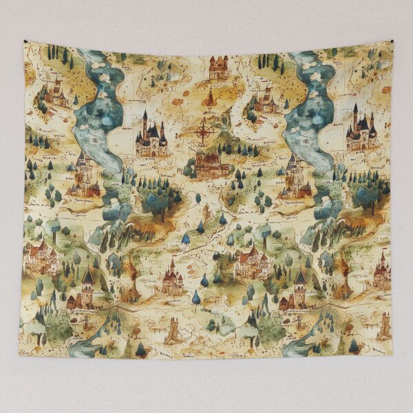 Item preview, Fantasy Land of Stormy Seas and Great Kingdoms designed and sold by Piotrek0001.