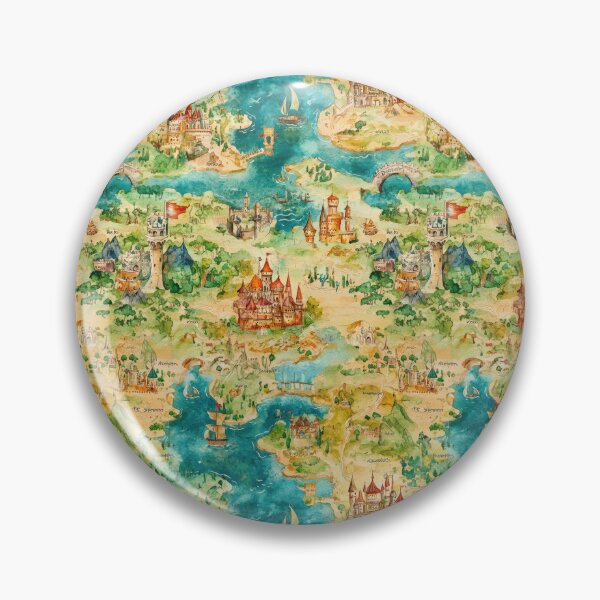 Item preview, Unknown Territory Full of Dragons Lakes and Towers designed and sold by Piotrek0001.