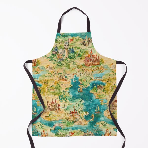 Item preview, Unknown Territory Full of Dragons Lakes and Towers designed and sold by Piotrek0001.