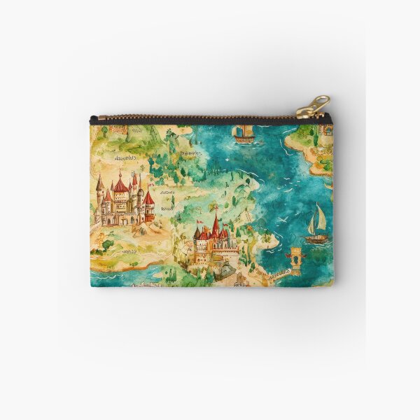 Item preview, Unknown Territory Full of Dragons Lakes and Towers designed and sold by Piotrek0001.