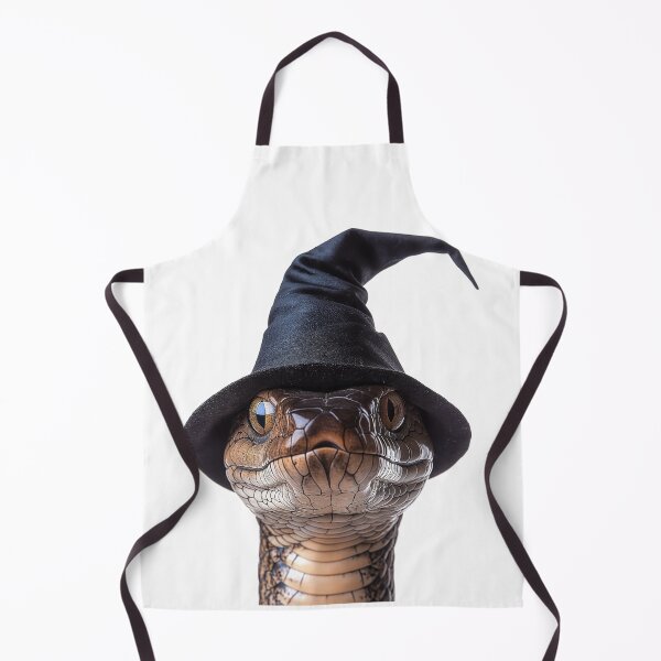 Item preview, Cobra Snake Wearing Halloween Witch Hat designed and sold by LazyOwlStore.