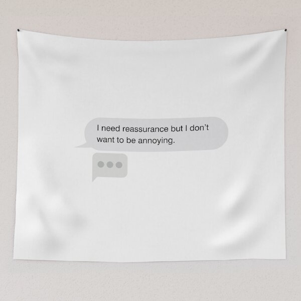 Item preview, iPhone text bubble message style - Funny, Worry and Overthinking designed and sold by mimiscreativity.