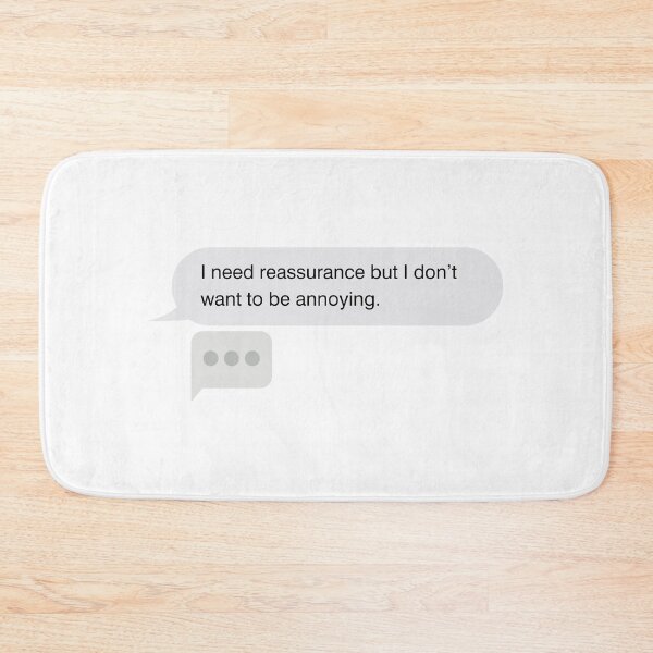 Item preview, iPhone text bubble message style - Funny, Worry and Overthinking designed and sold by mimiscreativity.