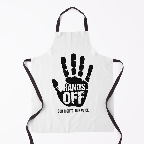 Item preview, Hands Off" Protest T-Shirt – Bold Handprint Design for Human Rights & Freedom designed and sold by FEBRICAST.